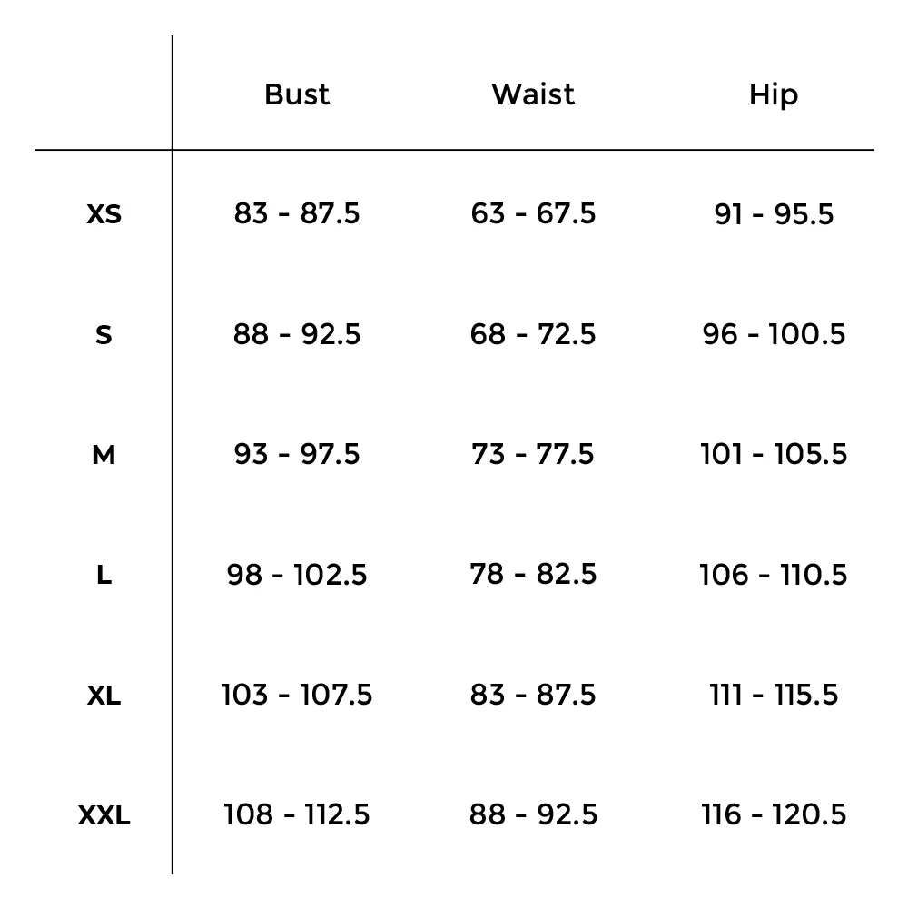 Size Guide CM